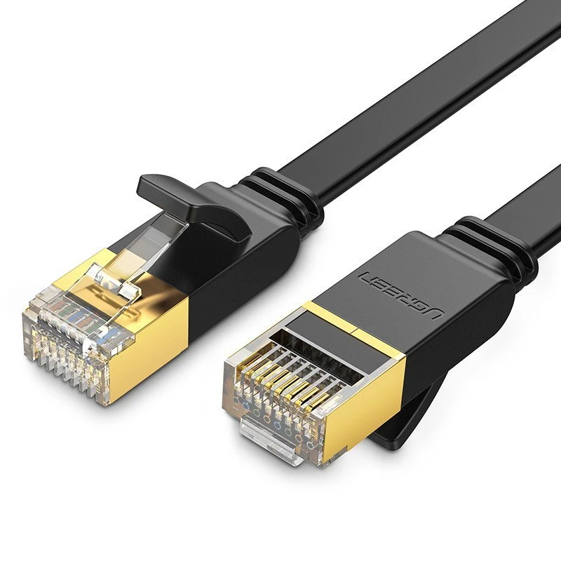 UGREEN NW106 Ethernet RJ45 plokščias tinklo kabelis Cat.7 STP 8m