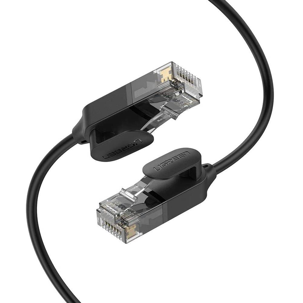 UGREEN NW122 Ethernet kabelis RJ45 Cat.6A UTP 1.5m - Juodas