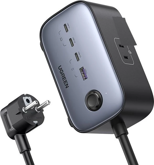 Pakrovėjas UGREEN CD268, 65 W, 1.8 m/ kubas EU  (juodas)