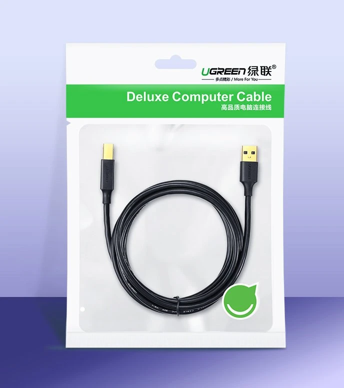 iLike UGREEN US135 USB 2.0 AB spausdintuvo laidas 1.5m - Juodas