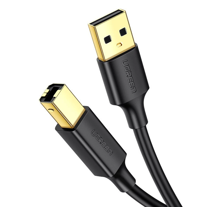 iLike UGREEN US135 USB 2.0 AB spausdintuvo laidas 1.5m - Juodas