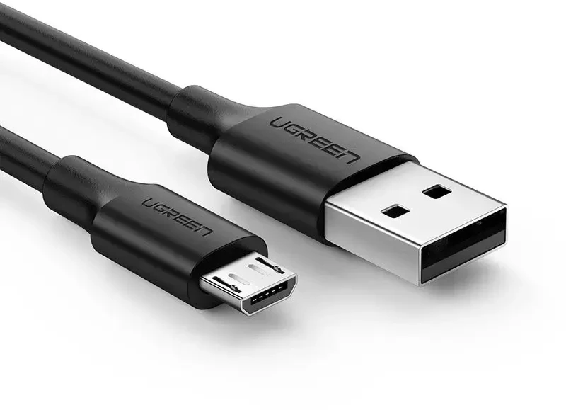 UGREEN US289 duomenų perdavimo ir įkrovimo laidas | USB-A į Micro USB | 12 W | 2 m | juodas