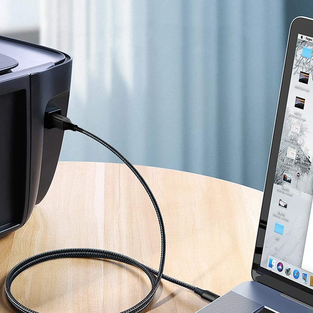 Kabelis USB C - USB B (spausdintuvui) 1m US370 UGREEN