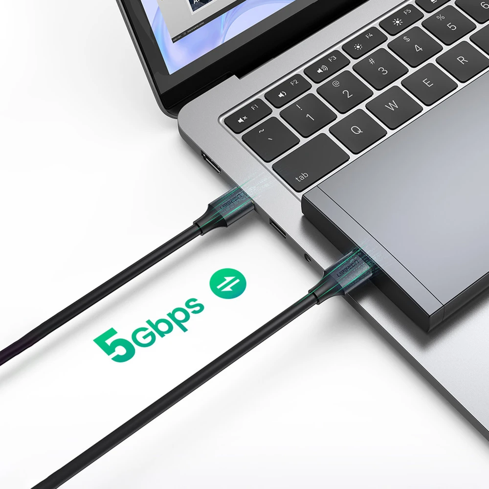 UGREEN USB-A 3.0 - USB-A 3.0 laidas - Juodas