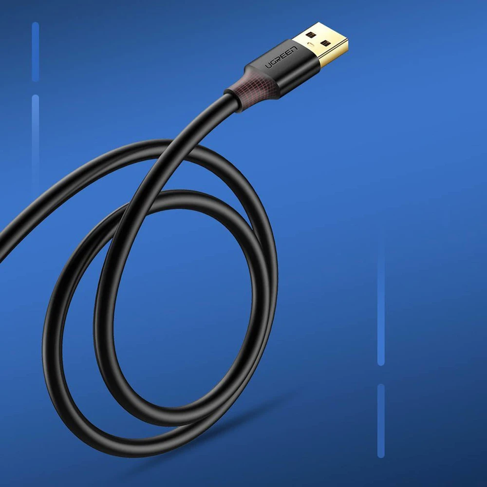 UGREEN USB 3.0 prailginimo kabelis 0.5m - Juodas