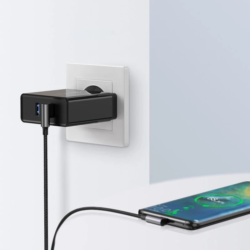 UGREEN US176 kampinis USB - USB-C laidas 3A 2m