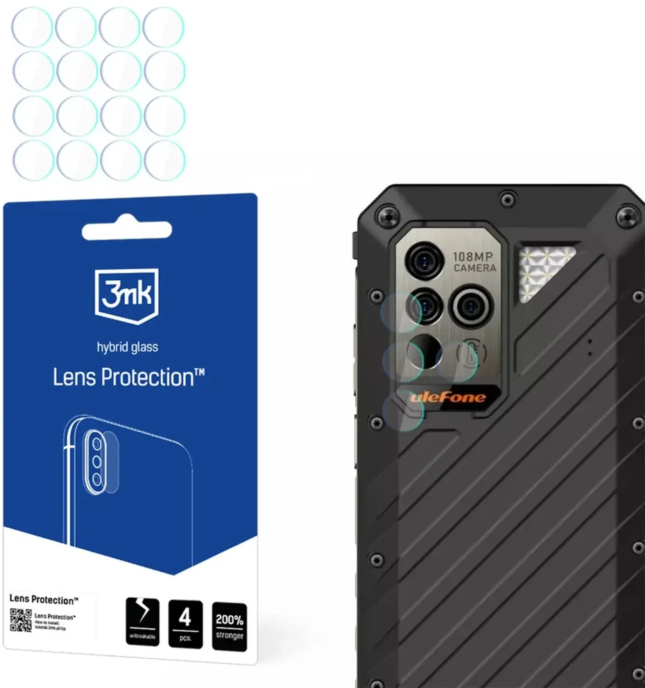 3Mk Protection Ulefone Power Armor 18 / 18T / 18 Ultra – 3mk apsauginis objektyvas