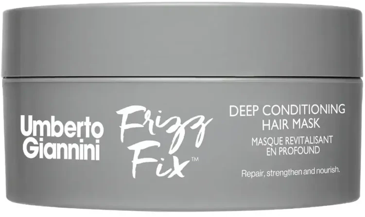 Umberto Giannini Frizz Fix Hair Treatment Kreminis Mask Minkštinantis ir glotninantis & maitininantis, 200 ml