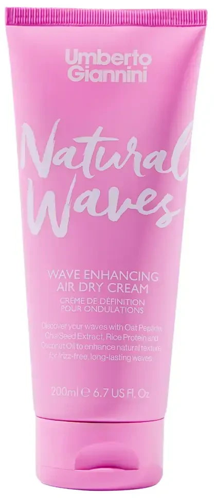 Umberto Giannini Glazed Waves Hair Leave-In Kreminis Treatment Defining & Minkštinantis ir glotninantis, 200 ml