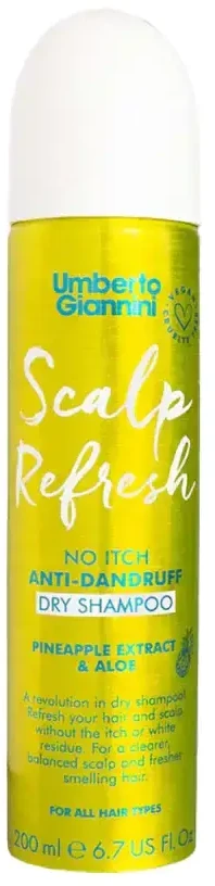 Umberto Giannini Scalp Refresh Vegan & Cruelty-Free Hair Sausas šampūnas Volumising & Refreshing, 200 ml