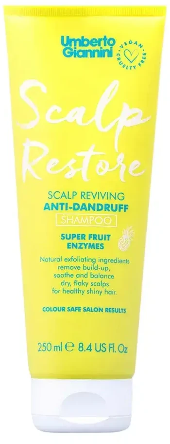 Umberto Giannini Scalp Restore Vegan & Cruelty-Free Hair Šampūnas Nuo pleiskanų & Scalp Care, 250 ml