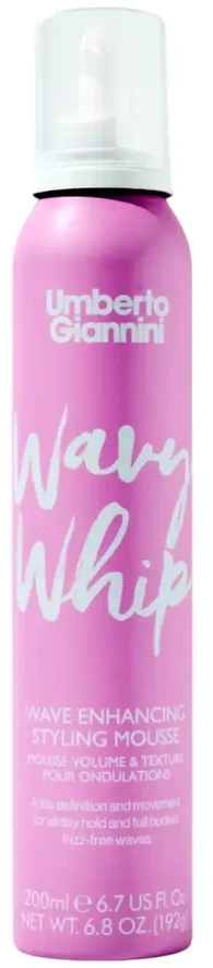 Umberto Giannini Wavy Whip Hair Styling Mousse Volumizing & Texturizing Medium, 200 ml