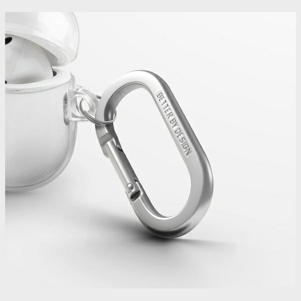 UNIQ dėklas Glase AirPods 4 glossy clear
