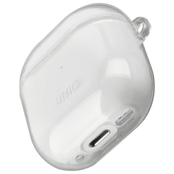 UNIQ dėklas Glase AirPods 4 glossy clear
