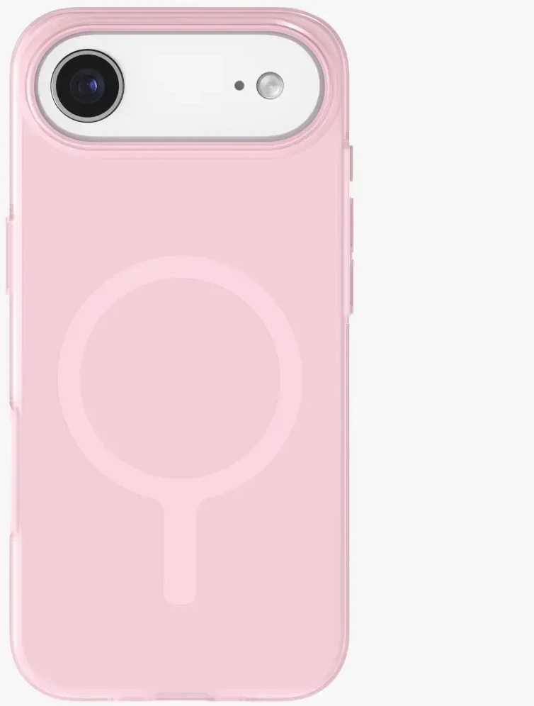 UNIQ Clario Dėklas Apple iPhone Air Magclick Charging rožinės spalvos