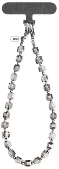 UNIQ Coehl Candy Gem Handstrap universal phone strap for hand sidabro spalvos/sidabro spalvos spar