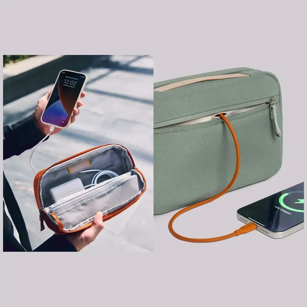 Krepšys UNIQ Denver Tech Kit Pouch 2.5L oranžinė