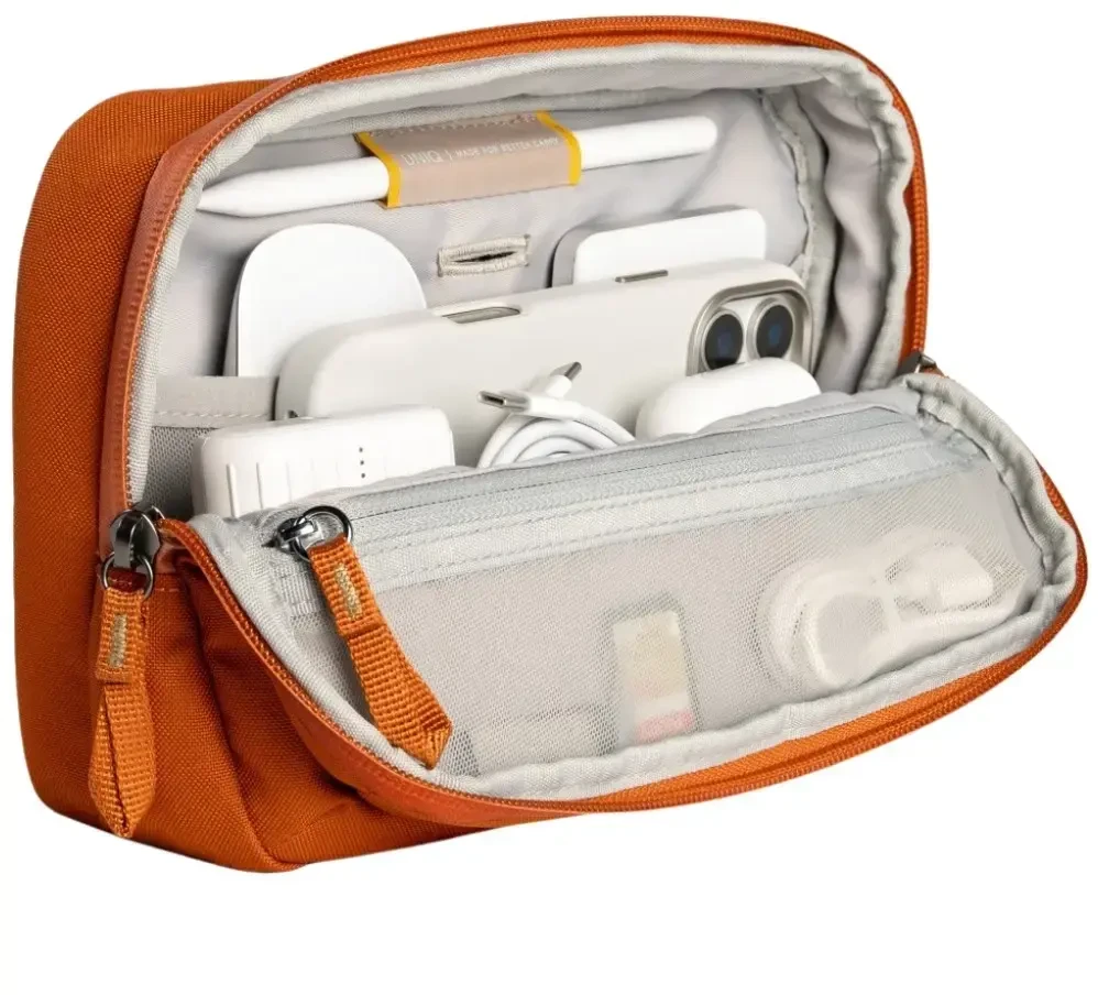 Krepšys UNIQ Denver Tech Kit Pouch 2.5L oranžinė