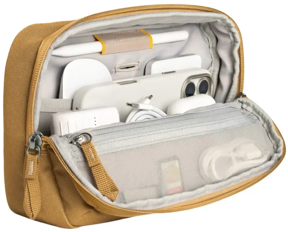 Krepšys UNIQ Denver Tech Kit Pouch 2.5L geltona