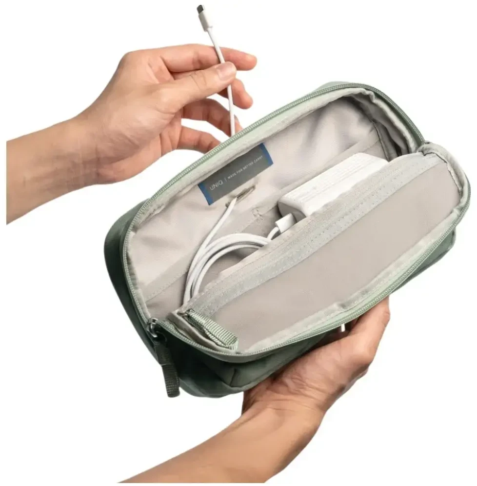 Krepšys UNIQ Denver Tech Kit Pouch 2.5L žalia