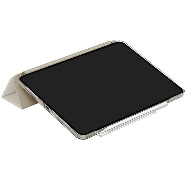 UNIQ Camden Click iPad Air 11″ (2024) dėklas smėlio/dramblio kaulo spalvos
