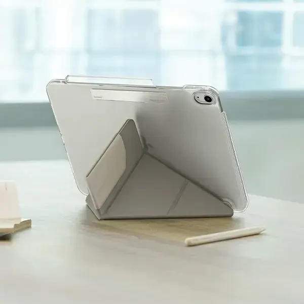 UNIQ etui Camden Click iPad Air 11" (2024) smėlio spalva ivory