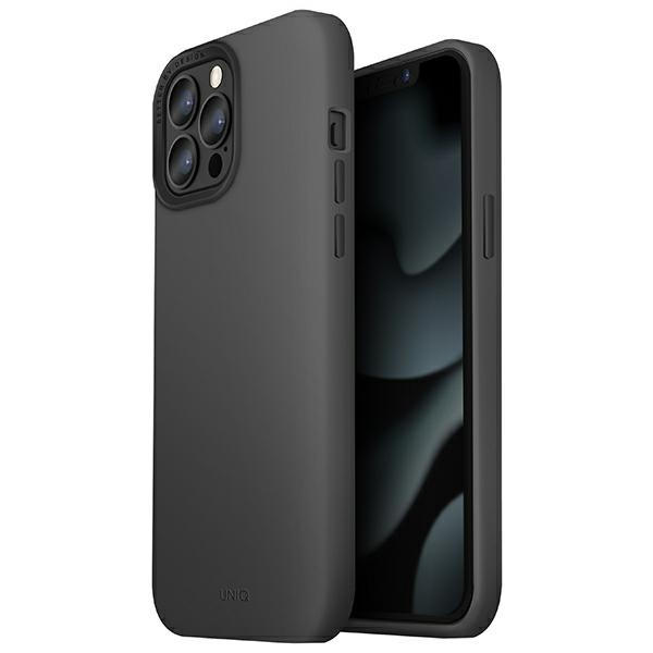 Dėklas UNIQ Lino Hue Case iPhone 13 Pro / 13 6,1" anglies akiniai MagSafe