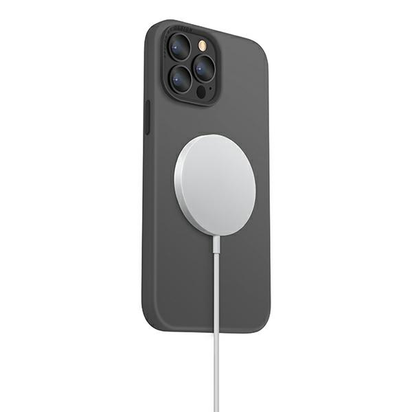 Dėklas UNIQ Lino Hue Case iPhone 13 Pro / 13 6,1" anglies akiniai MagSafe