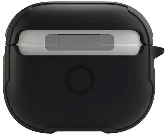 Dėklas UNIQ etui Valencia AirPods 3 juoda midnight juodas Antimicrobial