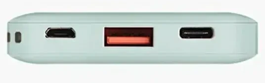 UNIQ Powerbank Fuele mini 8000mAh USB-C 18W PD Fast charge žalios spalvos
