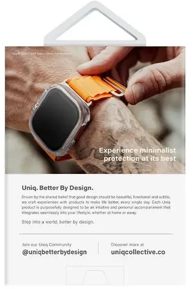 UNIQ dėklas Garde Apple Watch Ultra/Ultra2 49mm skaidrus