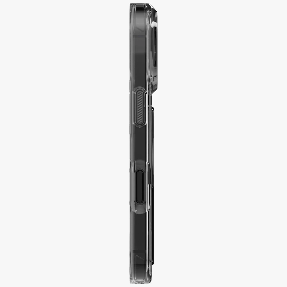 UNIQ Heldro Air Dėklas skirtas Apple iPhone 17 Pro Magclick Charging juodos spalvos