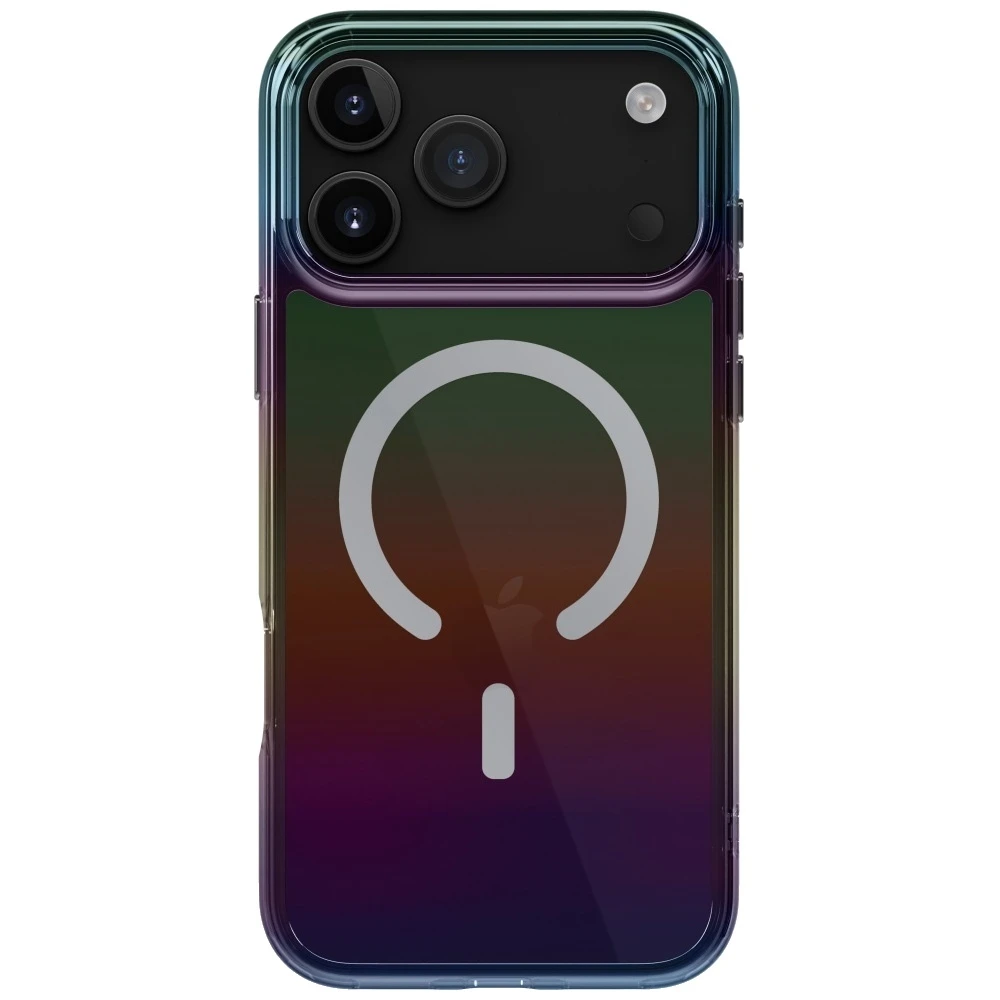 UNIQ Iridescia dėklas skirtas Apple iPhone 17 Pro Max Magclick Charging midnight quartz