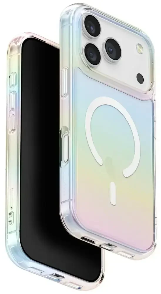 UNIQ Iridescia dėklas skirtas Apple iPhone 17 Pro Max Magclick Charging holo quartz
