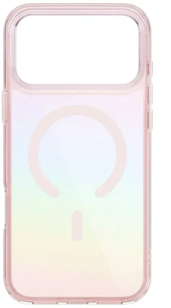 UNIQ Iridescia dėklas skirtas Apple iPhone 17 Pro Magclick Charging rožinės spalvos prism