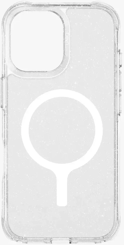 UNIQ LifePro Xtreme telefono dėklas su stovu ir MagSafe palaikymu iPhone 17, permatomas