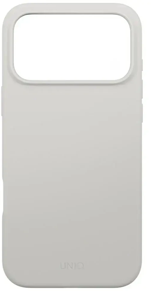 UNIQ Lino dėklas skirtas Apple iPhone 17 Pro Max Magclick Charging Light pilkos spalvos