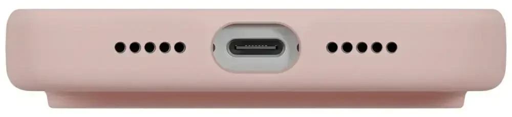 UNIQ Lino dėklas, skirtas iPhone 17 Pro, su Magclick įkrovimu, rožinis