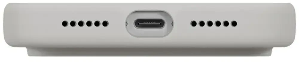 UNIQ Lino dėklas skirtas Apple iPhone 17 Pro Max Magclick Charging Light pilkos spalvos