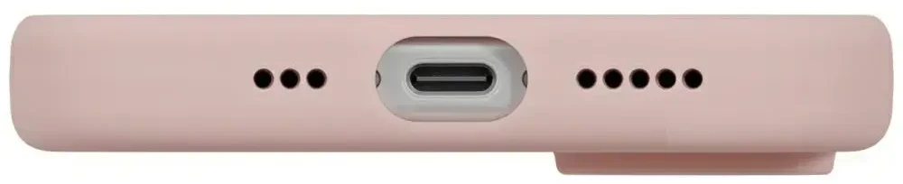 UNIQ Lino Dėklas Apple iPhone 17 Magclick Charging rožinės spalvos