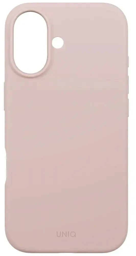 UNIQ Lino Dėklas Apple iPhone 17 Magclick Charging rožinės spalvos