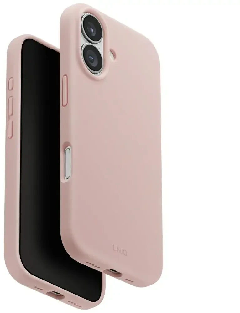 UNIQ Lino Dėklas Apple iPhone 17 Magclick Charging rožinės spalvos