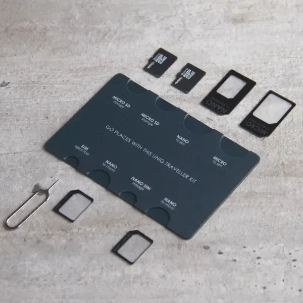 UNIQ Sim Adapteris Traveller Kit 7in1 kortelių alikiklis
