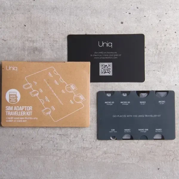 UNIQ Sim Adapteris Traveller Kit 7in1 kortelių alikiklis