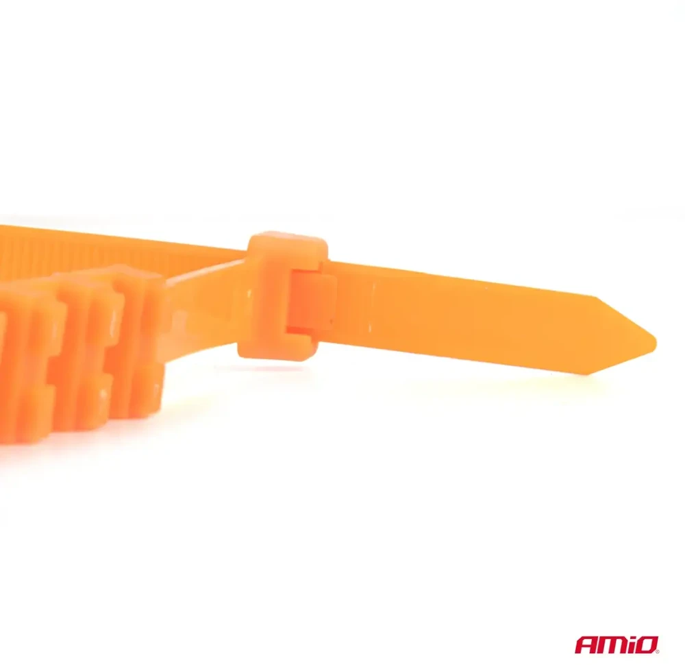 Universalių neslystančių diržų rinkinys padangoms 10 vnt. 920 mm amio-04949