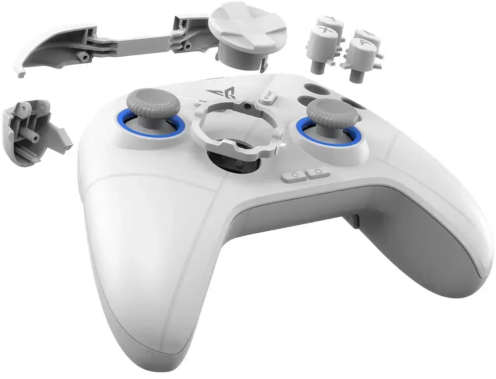 „XTRIKE ME GP-43“ universalus „Bluetooth“ žaidimų valdiklis, baltas
