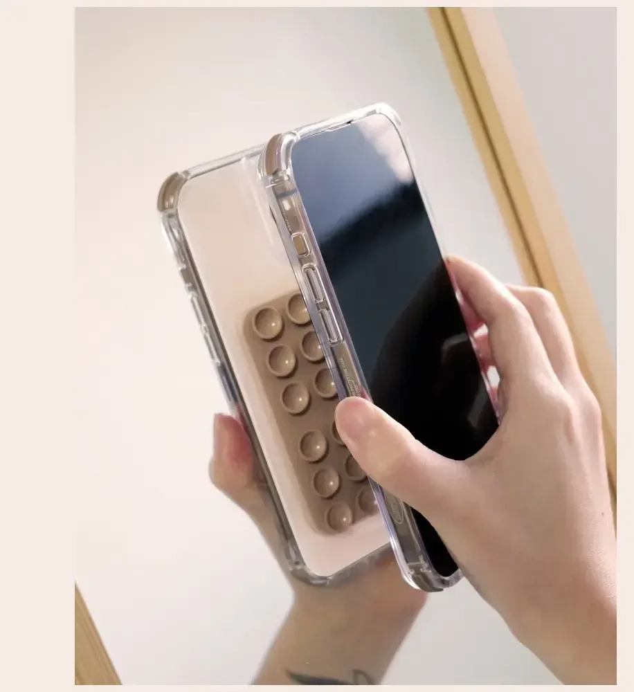 Universalus siurbtukas „Skinarma Stax MagSafe“ telefonui, oranžinis