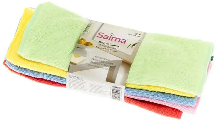 Saima Nord Clean Mikropluošto šluostė 8 vnt.
