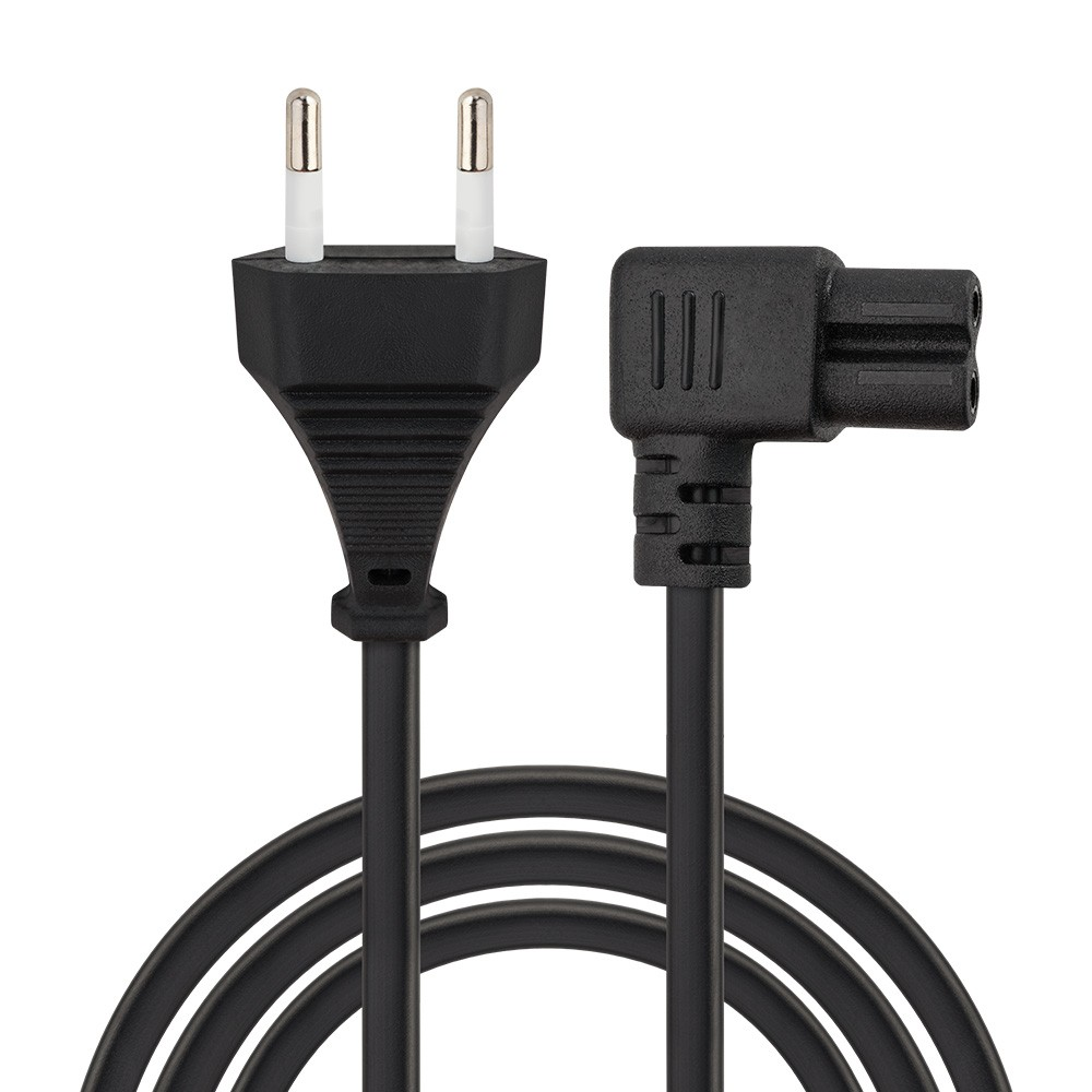 Savio Cable maitinimo šaltinis 2 kontaktų, c7 kampinis 5m, cl-186