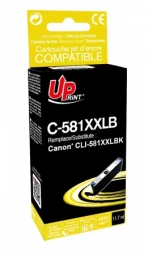 „UPrint“ su „UPrint“ rašalu suderinamas rašalas / rašalas su CLI-581BK XXL, juodas, 11,7 ml, C-581XXLB, labai didelės talpos, skirtas „Canon PIXMA TR7550“, TR8550, TS61